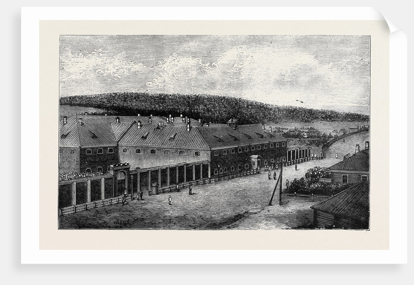 Siberia: The Alexandreffsky Central Prison, Near Irkutsk by Anonymous