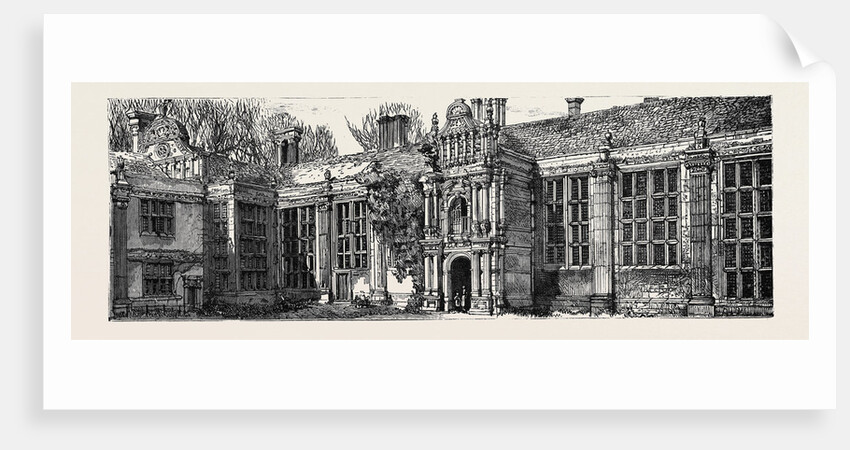 Kirby Hall, Northamptonshire: The Inner Quadrangle by Anonymous