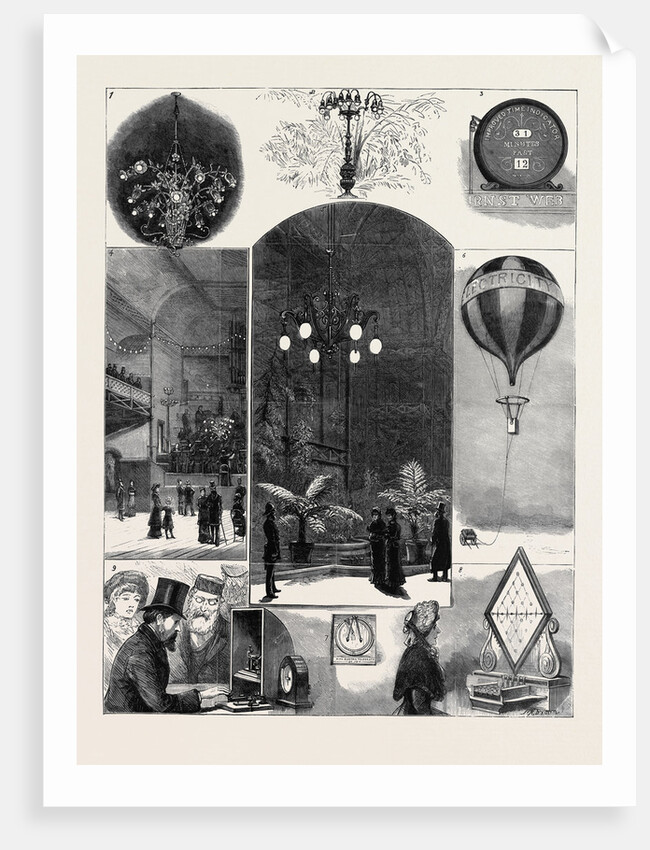 The Crystal Palace Electrical Exhibition by Anonymous