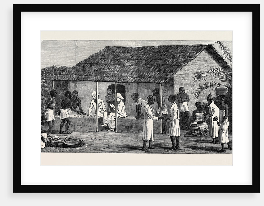 The Slave Trade on the East Coast of Africa: Released Slaves on the Universities' Mission Estate at Mbweni Near Zanzibar, Paying Wages by Anonymous