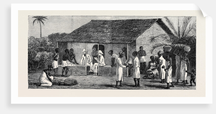The Slave Trade on the East Coast of Africa: Released Slaves on the Universities' Mission Estate at Mbweni Near Zanzibar, Paying Wages by Anonymous