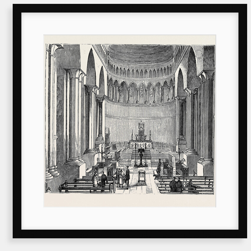The Slave Trade on the East Coast of Africa: Interior of Bishop Steere's Mission Church, Built on the Site of the Old Slave Market, Zanzibar by Anonymous