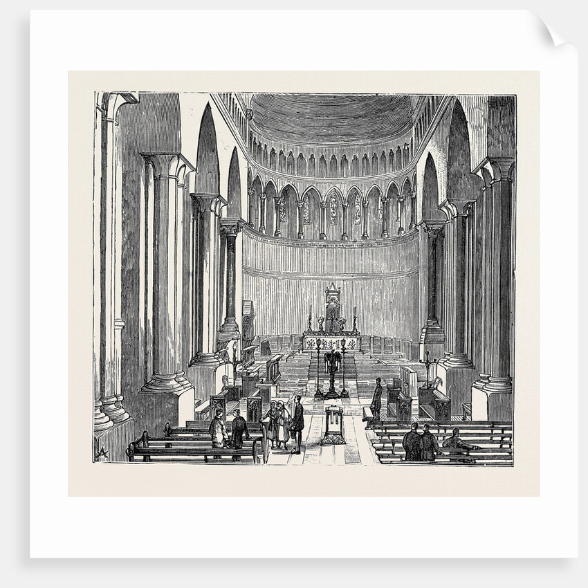 The Slave Trade on the East Coast of Africa: Interior of Bishop Steere's Mission Church, Built on the Site of the Old Slave Market, Zanzibar by Anonymous
