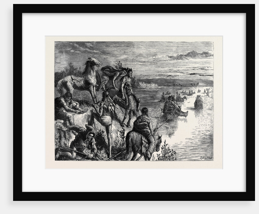 In the Great North-West with the Marquis of Lorne, Blackfoot Crossing by Anonymous