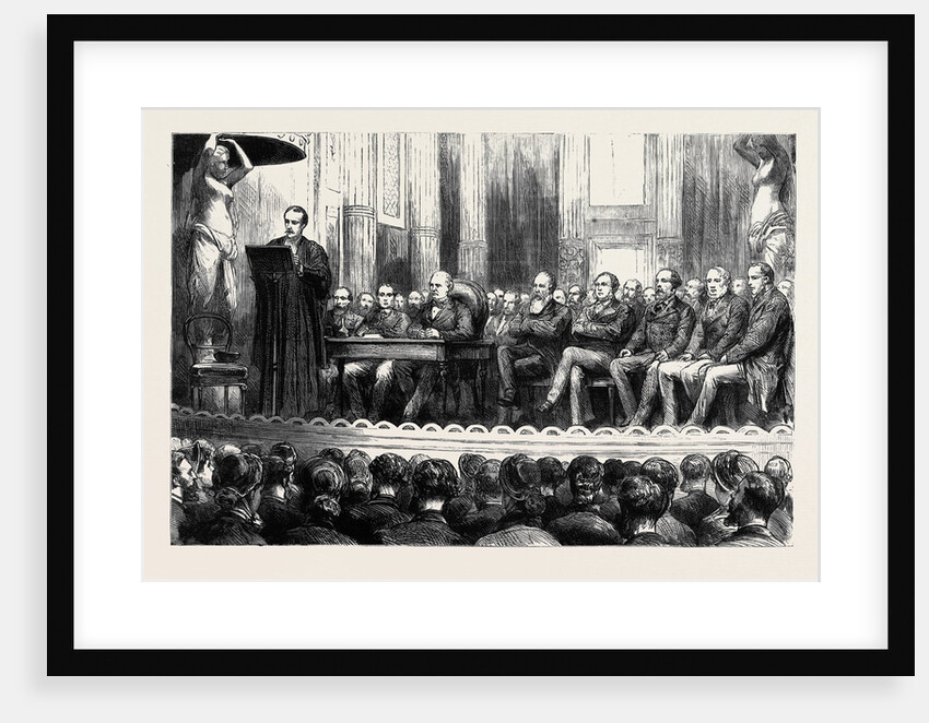 The New University College at Liverpool: Professor Rendall, the Principal, Speaking at the Inaugural Meeting at St. George's Hall by Anonymous