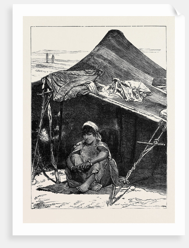 An Arab Tent, Tunis by Anonymous