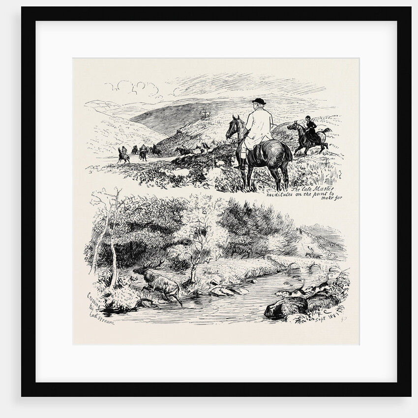 A Deer Hunt on Exmoor by Anonymous