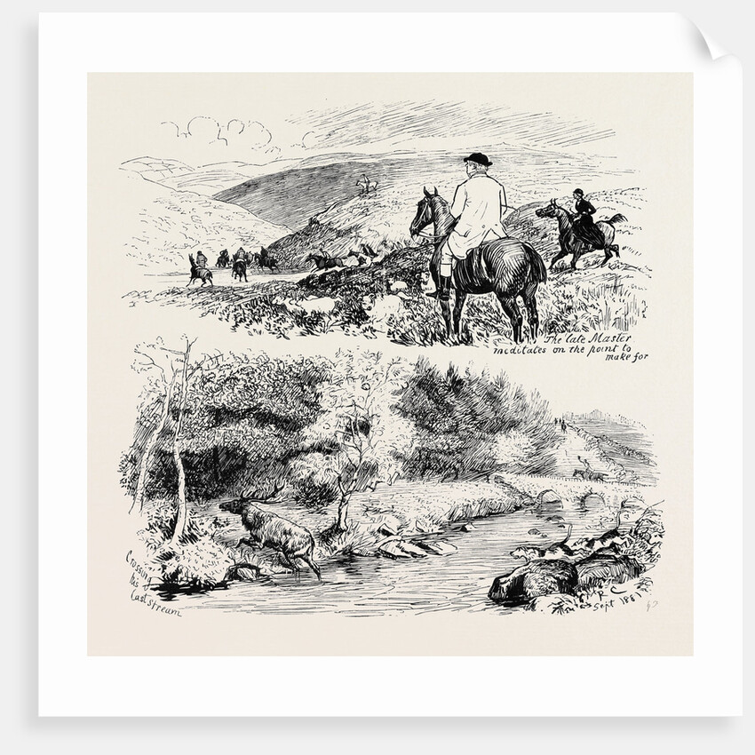 A Deer Hunt on Exmoor by Anonymous