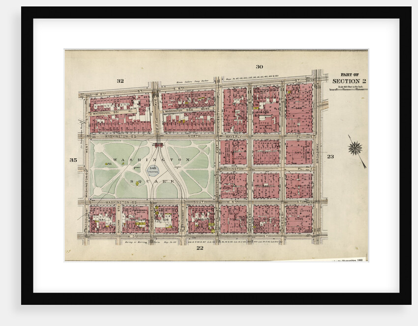Bounded by W. 8th Street, E. 8th Street, Broadway, W. 3rd Street, Macdougal, Washington Square, and West Street, New York by Anonymous