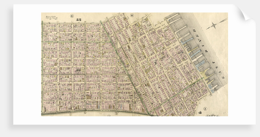 Bounded by Clinton Street, Madison Street, Jefferson Street, Cherry Street, Rutgers Slip, South Street East River, Piers 32-44, James Slip, New Chambers Street, New Bowery Street, Bowery Street and Rivington Street, New York by Anonymous