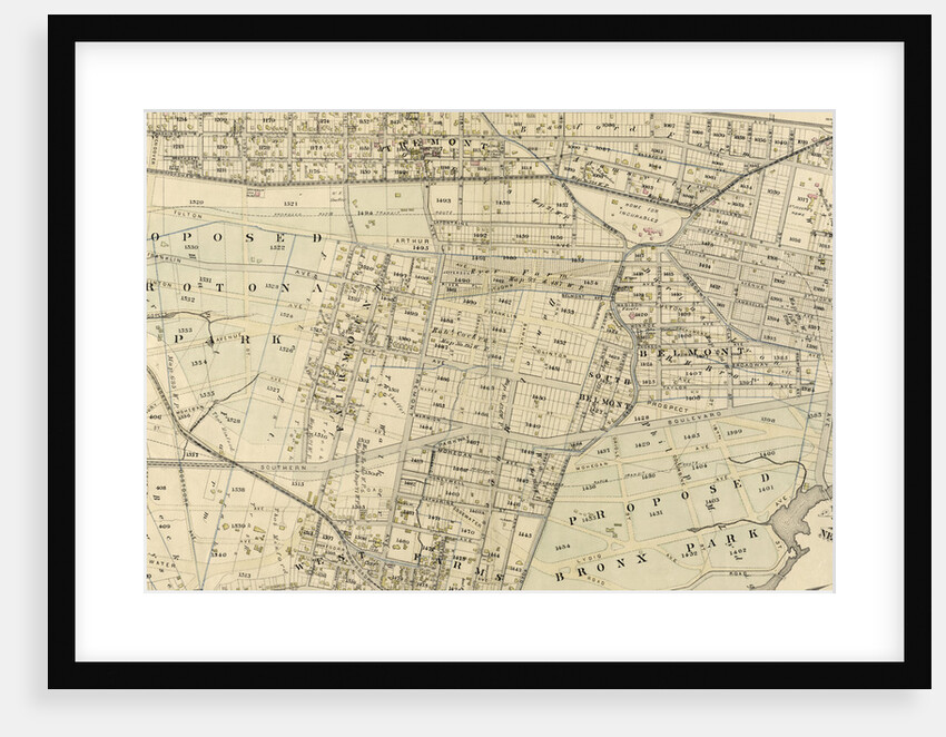 Vanderbilt Avenue, Pelham Avenue, Boston Road, New York by Anonymous