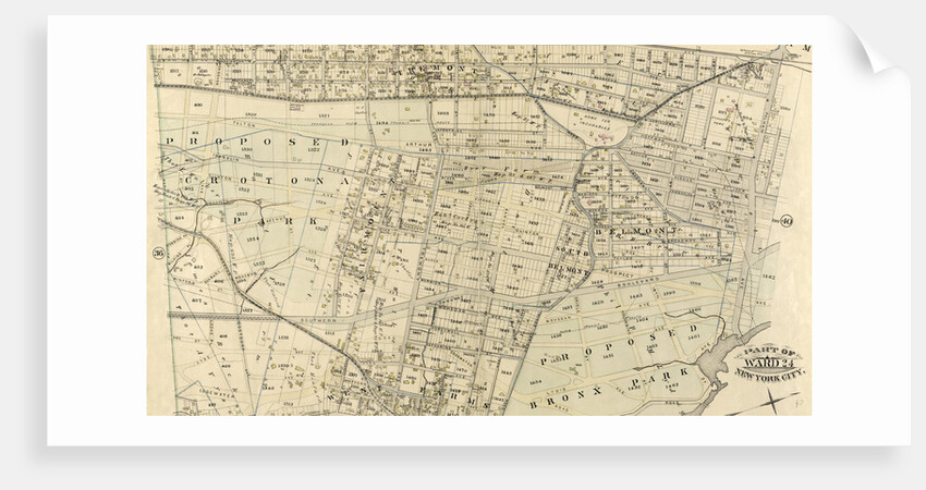 Vanderbilt Avenue, Pelham Avenue, Boston Road, New York by Anonymous