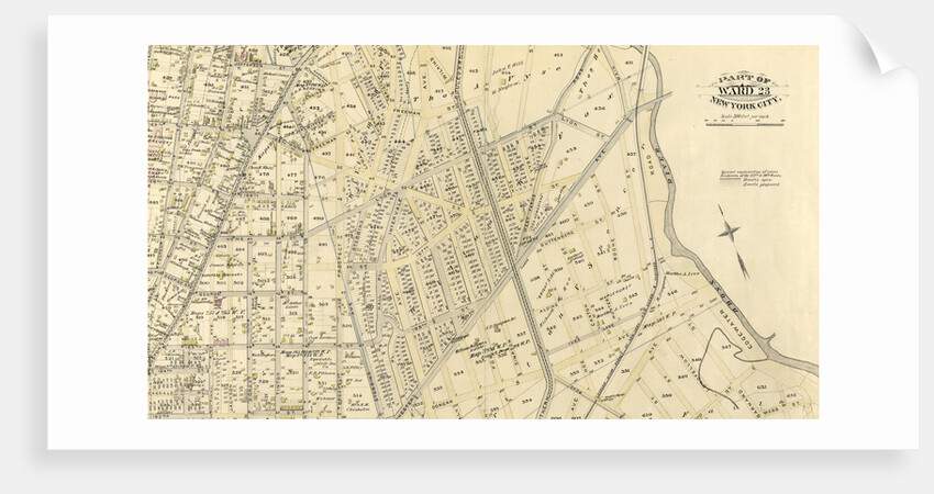 Bounded by Horton Street, Third Boston Road, Briston Street, ....Bronx River, Dickey Street, Hunt's Point Road, Southern Boulevard, ...... Clifton Street and Third Avenue, New York by Anonymous