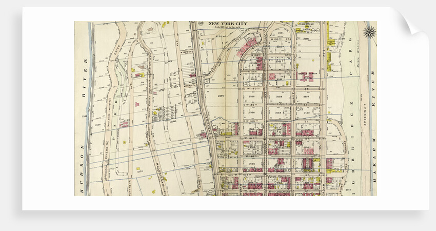 Bounded by Harlem River, W. 182nd Street, W. 183rd Street, and Hudson River, New York by Anonymous