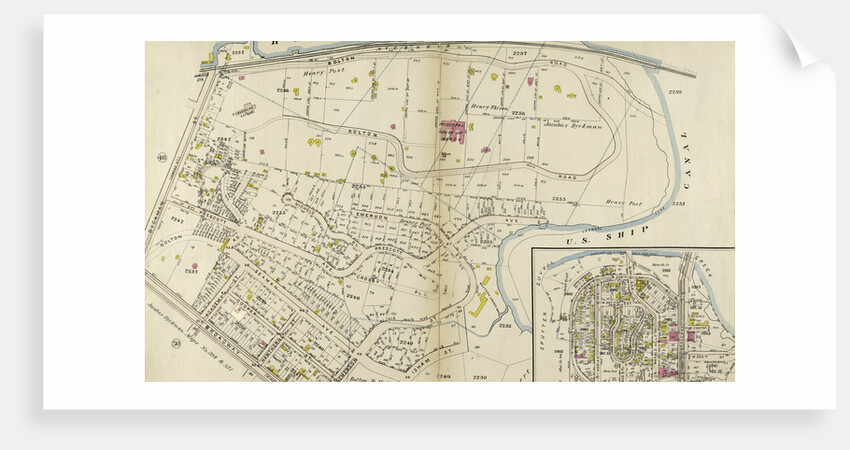 Bounded by Harlem River N.Y,C. & H.R.R.R., Channel Line U.S. Ship Canal, Prescott Avenue, Emerson Street, Isham Street, Seaman Avenue, Emerson Street, Broadway Kingsbridge Road, and Dyckman Street, New York by Anonymous