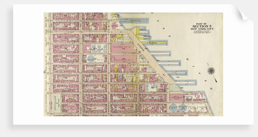 Bounded by E. 25th Street, Exterior Street East River, Avenue C, E. 14th Street, and Second Avenue, New York by Anonymous
