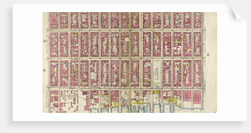 Bounded by Lexington Avenue, E. 40th Street, First Avenue East River, and E. 25th Street, New York by Anonymous