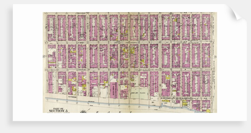 Bounded by Second Avenue, E. 84th Street, East End Avenue, East River Exterior Street, and E. 68th Street, New York by Anonymous