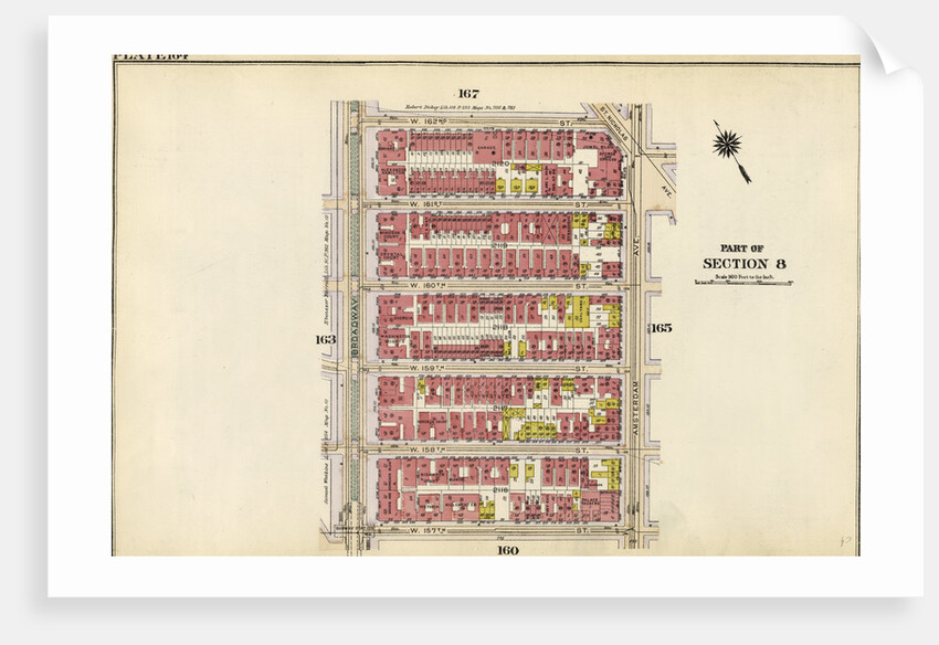 Bounded by W. 162nd Street, Amsterdam Avenue, W. 157th Street and Broadway, New York by Anonymous