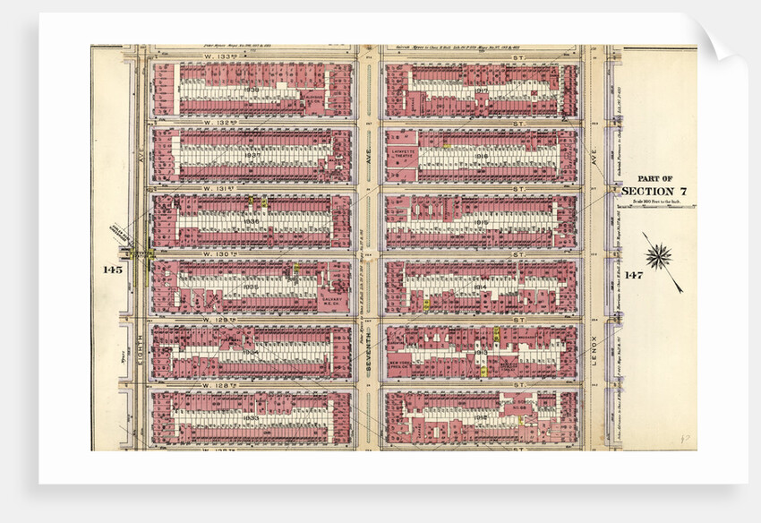 Bounded by W. 133rd Street, Lenox Avenue, W. 127th Street and Eighth Avenue, New York by Anonymous