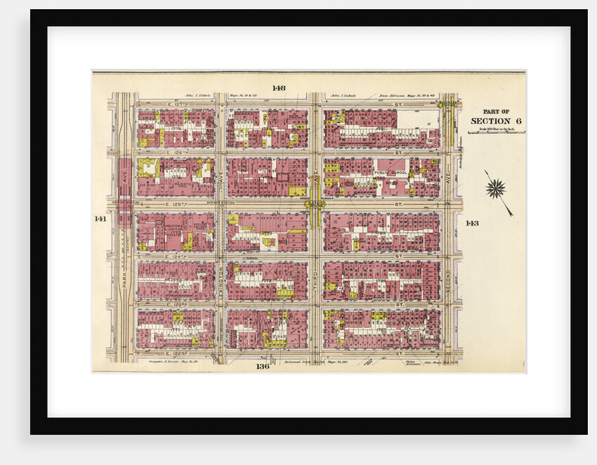 Bounded by E. 127th Street, Second Avenue, E. 122nd Street and Park Avenue, New York by Anonymous