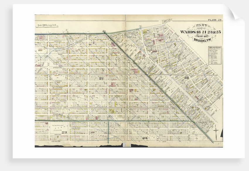 Bounded by Flushing Avenue, Central Avenue, Himrod Street, Evergreen Avenue, Harman Street, Bushwick Street, Greene Street, Broadway, Lexington Avenue and Nostrand Avenue, New York by Anonymous