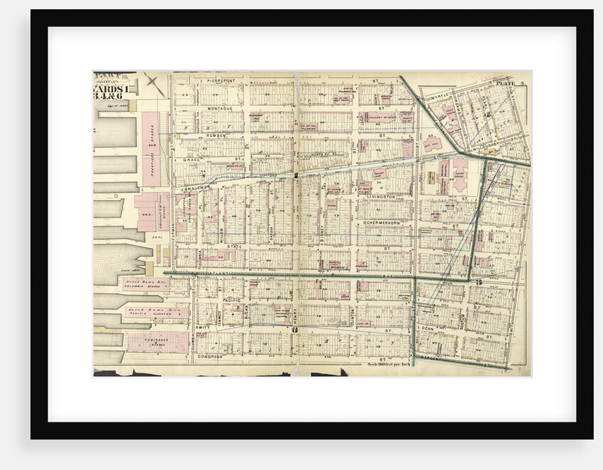 Part of Wards 1, 3, 4, & 6. City of Brooklyn, New York by Anonymous