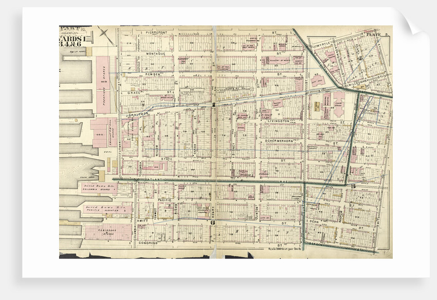 Part of Wards 1, 3, 4, & 6. City of Brooklyn, New York by Anonymous