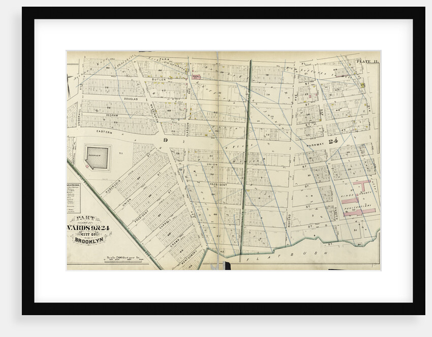 Part of Wards 9 & 24. City of Brooklyn, New York by Anonymous