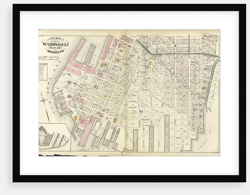 Part of Wards 6 & 12. City of Brooklyn, New York by Anonymous