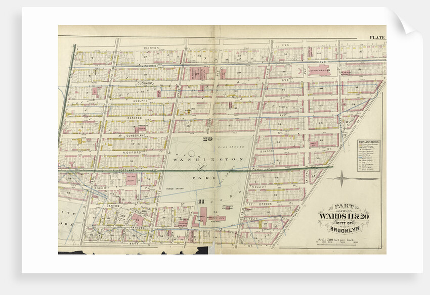 Part of Wards 11 & 20 City of Brooklyn, New York by Anonymous
