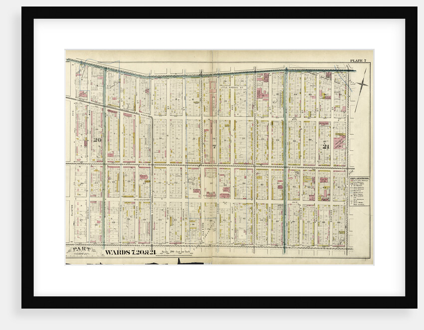 Bounded by Flushing Avenue, Nostrand Avenue, De Kalb Avenue and Clinton Avenue, New York by Anonymous