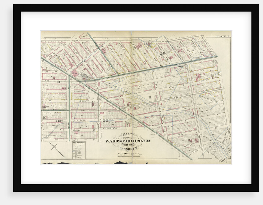 Part of Wards 3, 9, 10, 11, 20 & 22. City of Brooklyn, New York by Anonymous