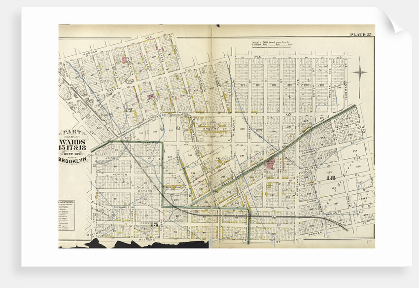 Part of Wards 15, 17, &18. City of Brooklyn, New York by Anonymous