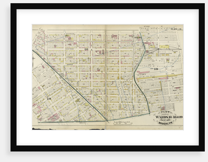 Part of Wards 16, 18 & 19. City of Brooklyn, New York by Anonymous