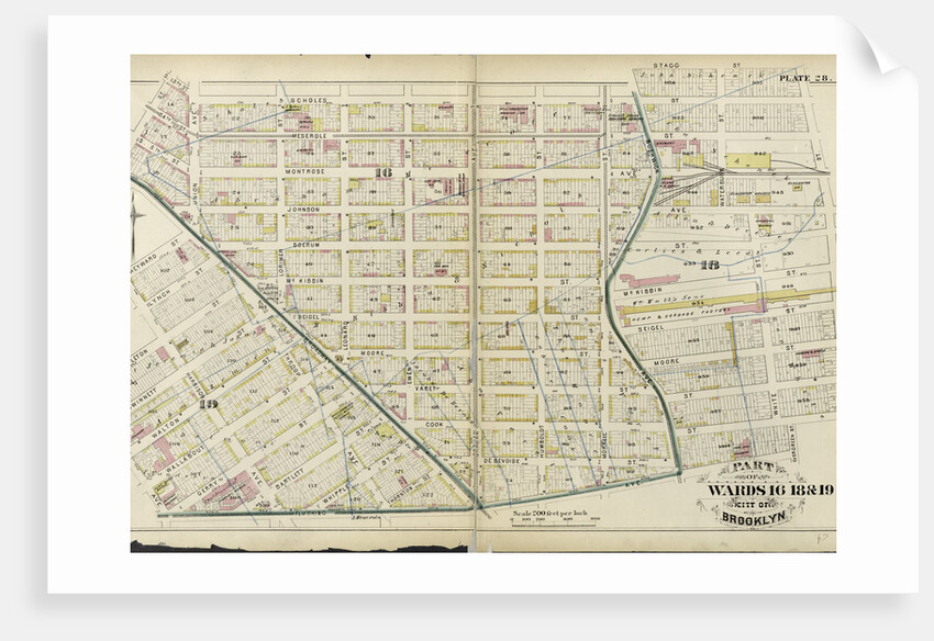 Part of Wards 16, 18 & 19. City of Brooklyn, New York by Anonymous