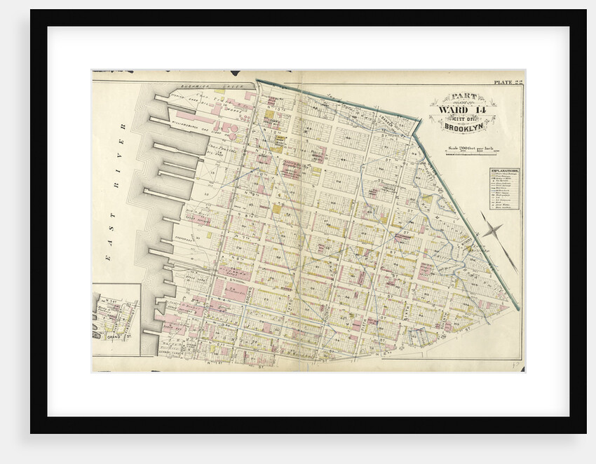 Bounded by N. 14th Street, Fifth Street, Union Avenue, N. 2nd Street, Third Street, N. 1st Street, River Street, N. 3rd Street and East River First Street, New York by Anonymous