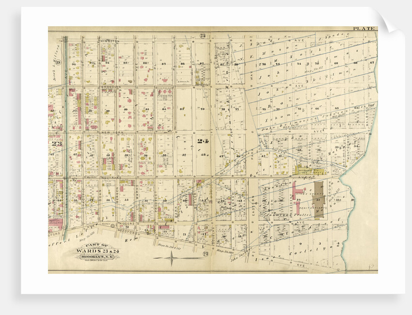 Bounded by Kingston Avenue, Malabone Street, New York Avenue, Montgomery Street, Rogers Avenue, Crown Street, Bedford Avenue and Herkimer Street, New York by Anonymous