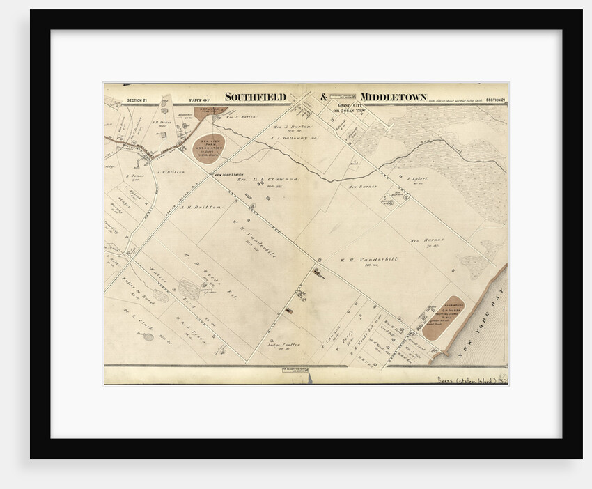 Part of Southfield & Middletown, New York by Anonymous