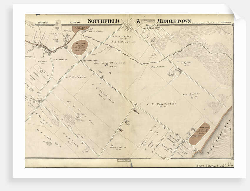 Part of Southfield & Middletown, New York by Anonymous