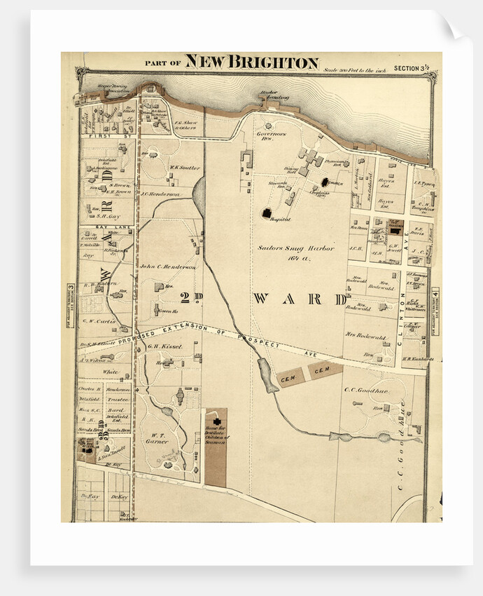 Part of New Brighton, New York by Anonymous