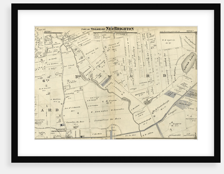 Section 7. Staten Island, 1874, New York by Anonymous