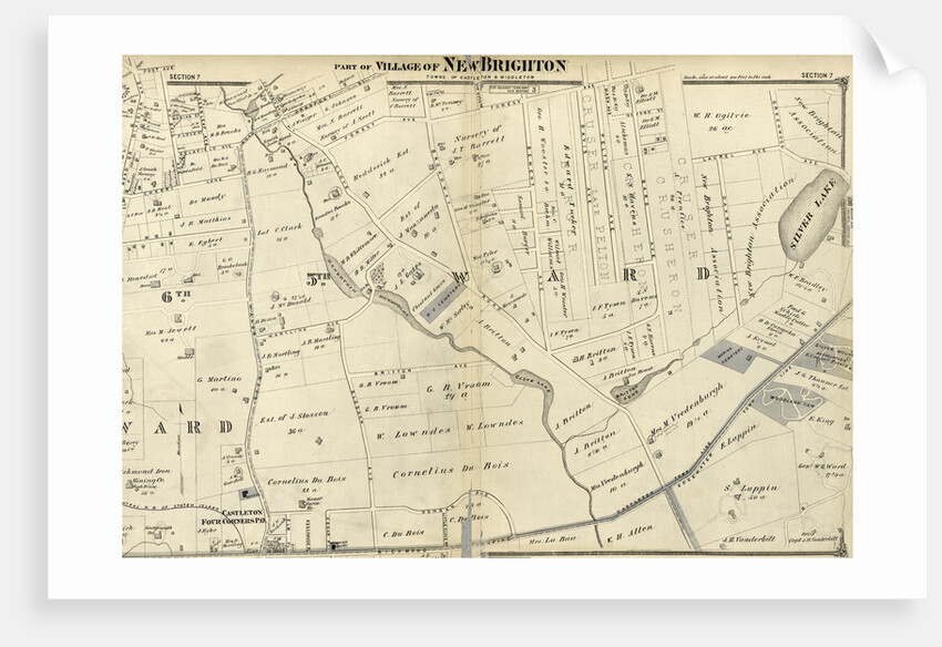Section 7. Staten Island, 1874, New York by Anonymous