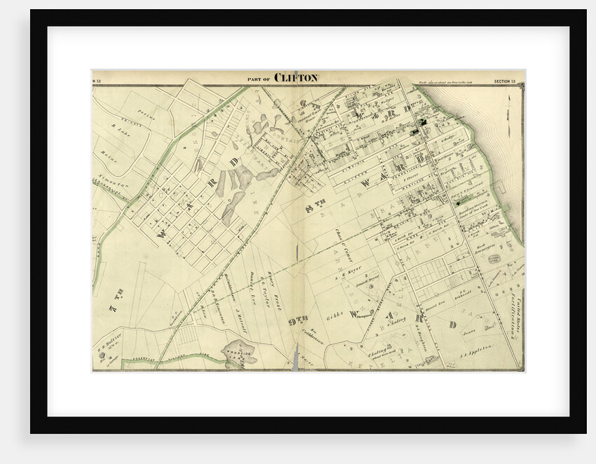 Part of Clifton. Staten Island, 1874, New York by Anonymous