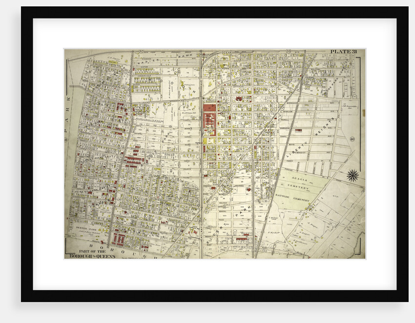 Bounded by New York and Rockaway Beach, Ocean Avenue, Freeland Avenue, Flushing Woodhaven Avenue, Sutter Avenue, Cedar Lane, Conduit, Ruby Street, Atlantic Avenue, Drew Avenue, and Crest Park Brooklyn and Jamaica Plank Avenue, New York by Anonymous