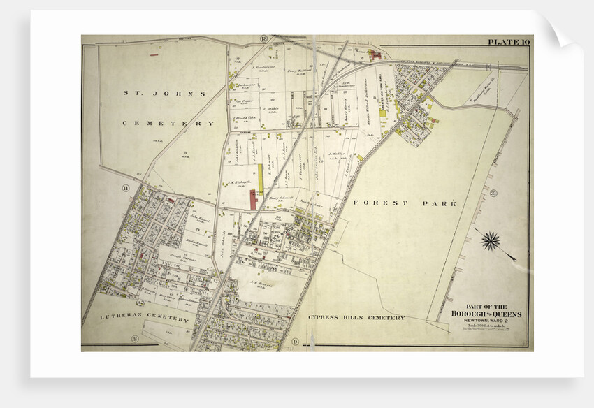 Part of the Borough of Queens, New town, Ward 2, New York by Anonymous