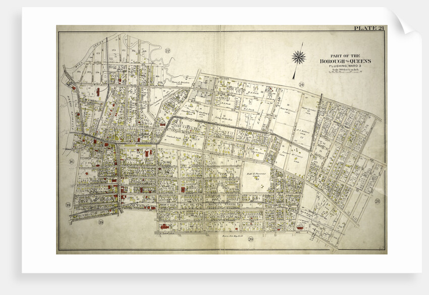 Bounded by Mill Creek Bayside Avenue, Congress Avenue, Myrtle Avenue, Whitestone Avenue, Bayside Avenue, 16th Street, Mitchell Avenue, 19th Street, Broadway, 18th Street, Sanford Avenue, Union Street, Madison Avenue, Main Street, Bradford Av., New York by Anonymous