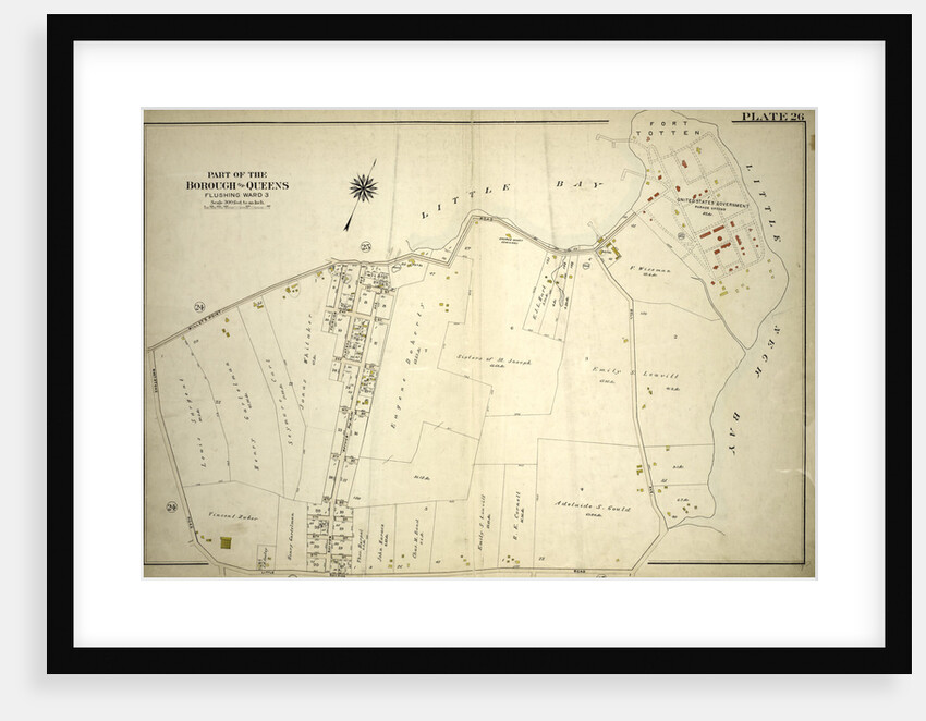 Willets Point Road Little Bay, Bell Avenue Little Neck Bay, Bayside Road and Weststone Road, New York by Anonymous