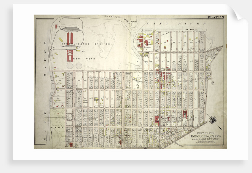 Bounded by Con. Ed. Gas Co. of N.Y.Winthrop Avenue, Blackwell Avenue, Berrian AVenue, Cabinet Street, Riker Avenue, Bowery Bay Road, Flushing Avenue, Woolsey Avenue and East River Barclay Street, New York by Anonymous