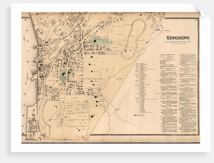 Sinsing, Town of Ossining, Westchester Co.N.Y by Anonymous